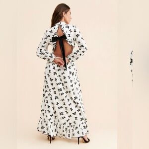 Euc SISTER JANE brooklyn bow maxi dress